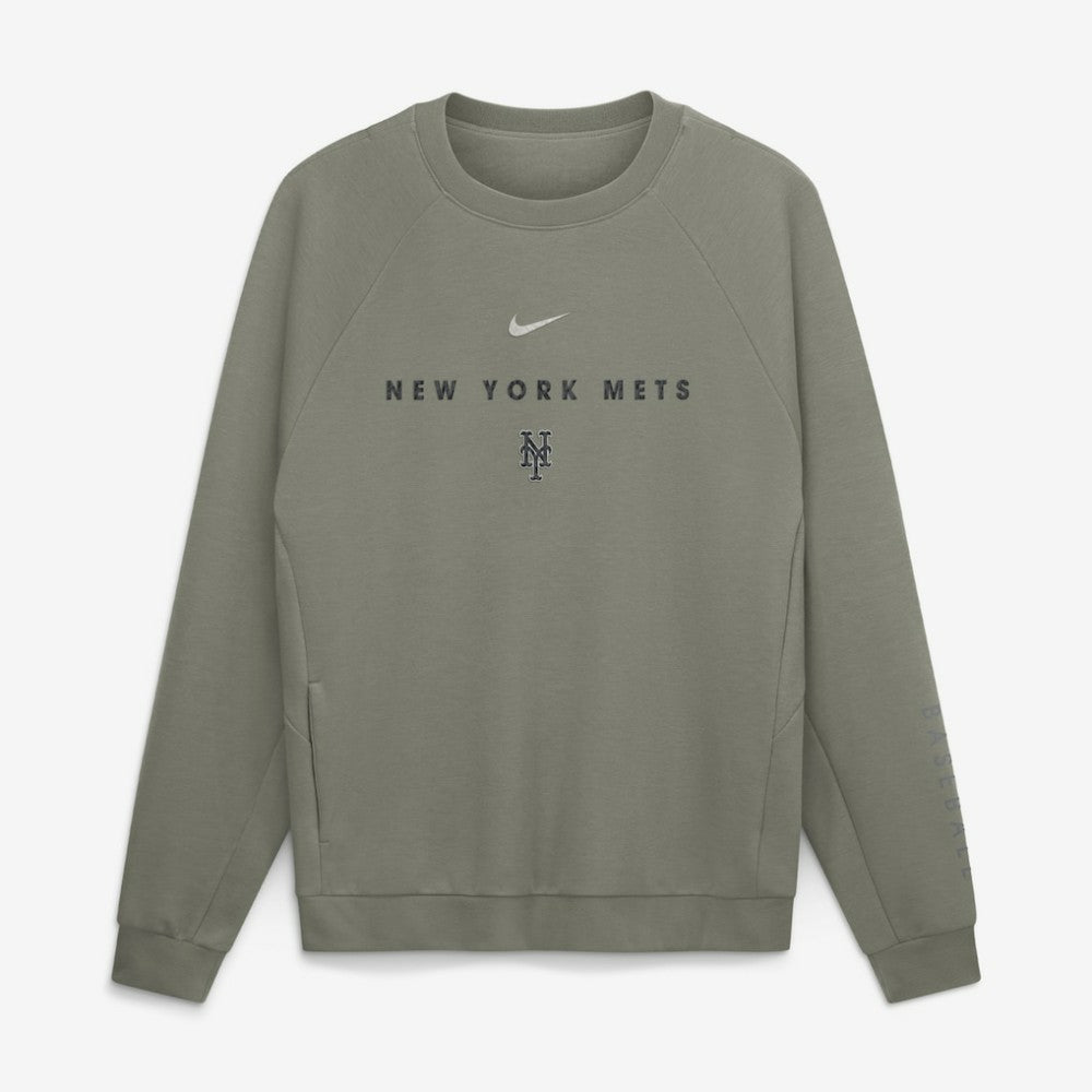 New York Mets Nike Statement Primary Raglan Dri-FIT Sweatshirt - MLB