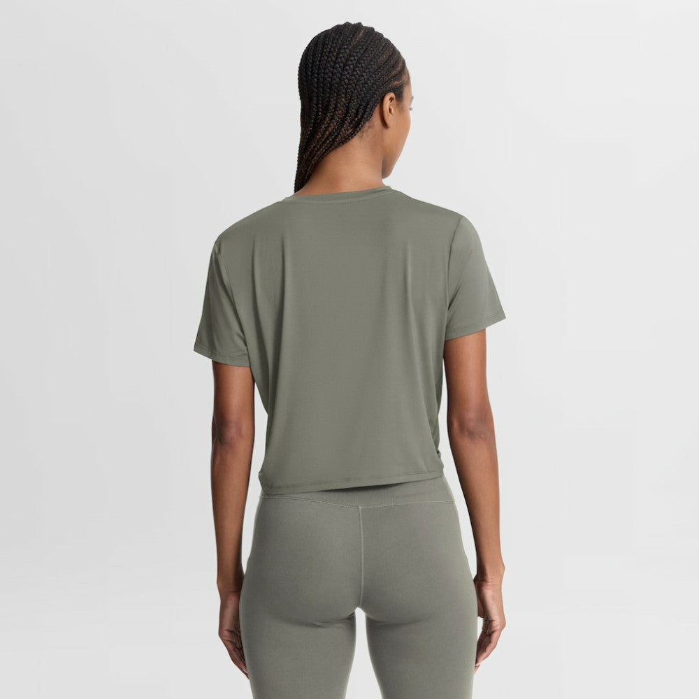 Los Angeles Dodgers Nike Women's One Twist Dri-FIT Cropped T-Shirt - MLB