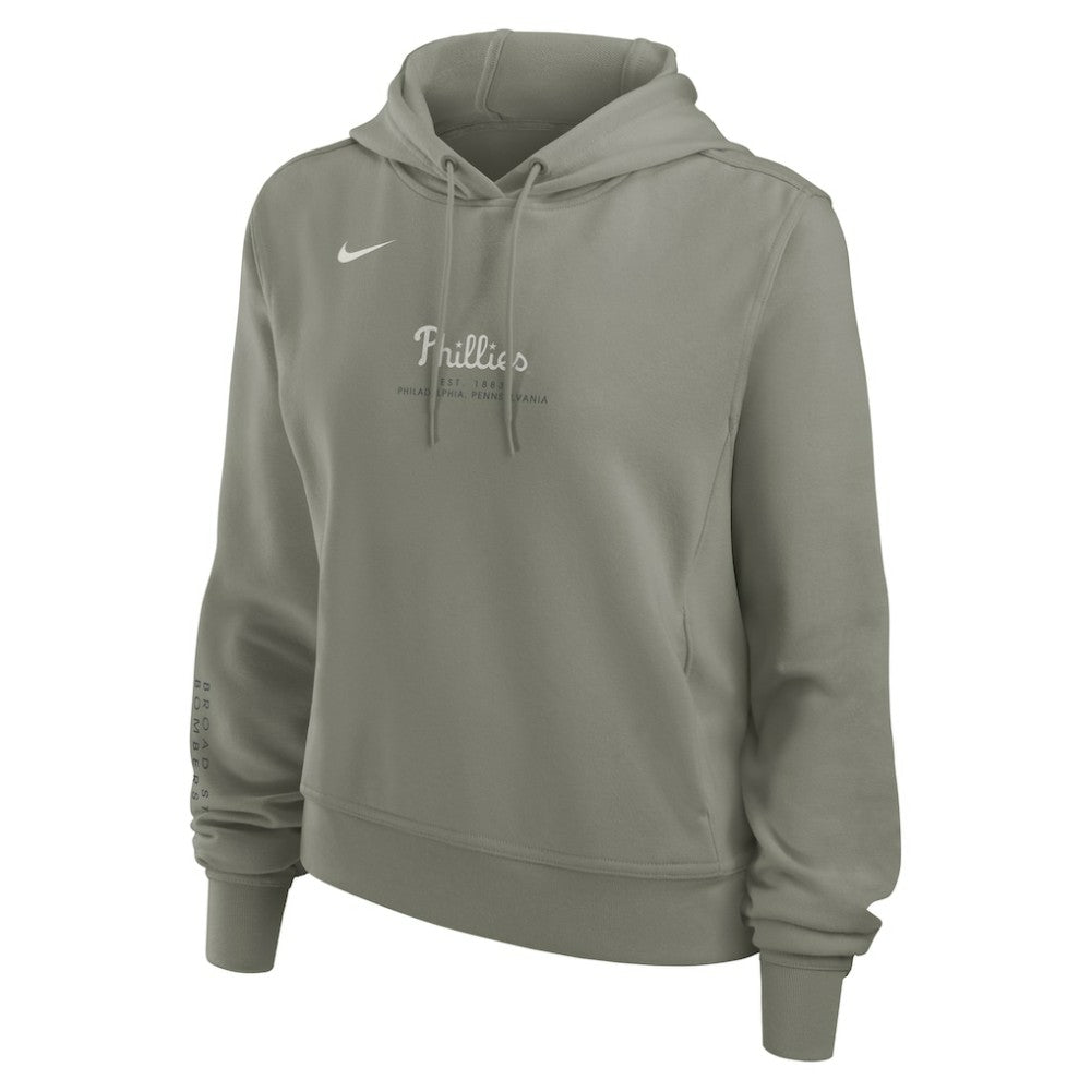 Philadelphia Phillies Nike Women's One Tri-Blend Dri-FIT Hoodie - MLB