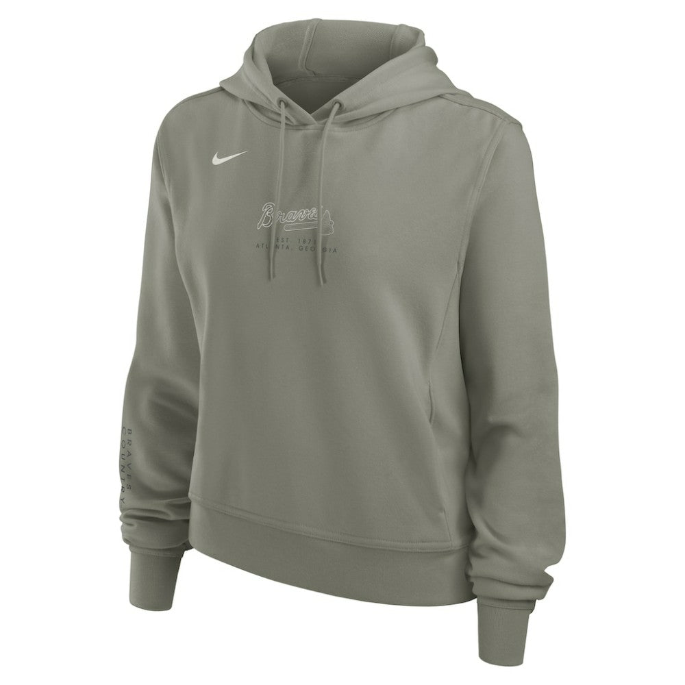 Atlanta Braves Nike Women's One Tri-Blend Dri-FIT Hoodie - MLB