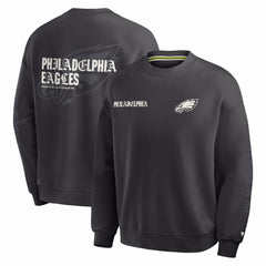 Philadelphia Eagles Oversized Type Play Multi Sweatshirt Black | Fanatics