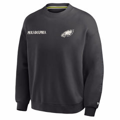 Philadelphia Eagles Oversized Type Play Multi Sweatshirt Black | Fanatics