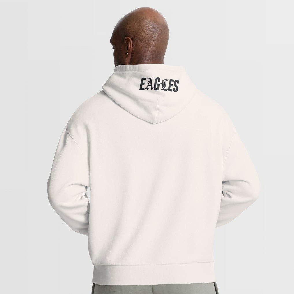 Philadelphia Eagles Oversized Type Play Location Hoodie Cream | Fanatics
