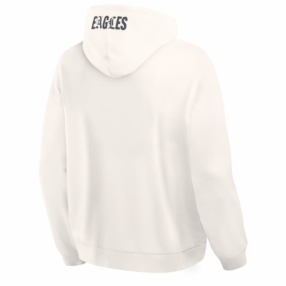Philadelphia Eagles Oversized Type Play Location Hoodie Cream | Fanatics