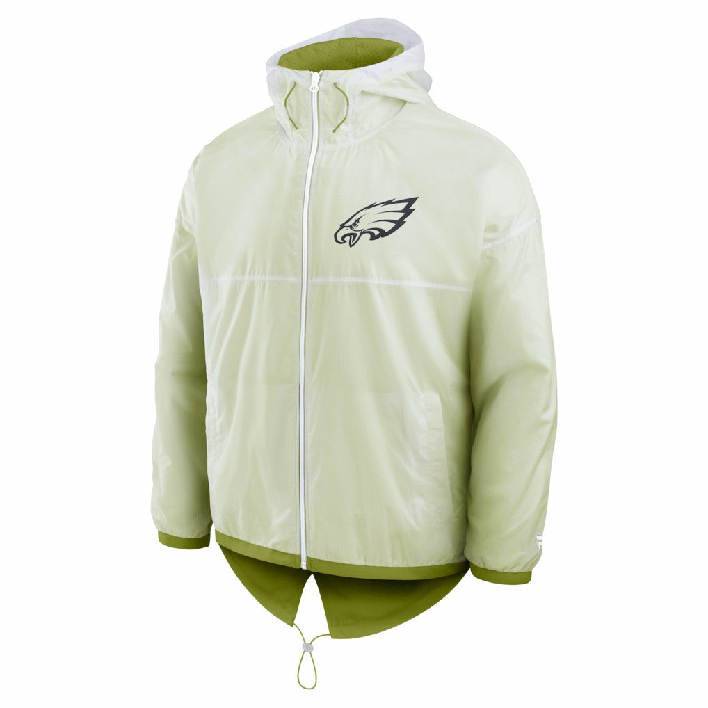 Philadelphia Eagles Type Play Down Full-Zip Jacket White | Fanatics
