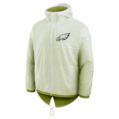 Philadelphia Eagles Type Play Down Full-Zip Jacket White | Fanatics