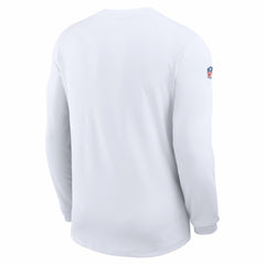 Dallas Cowboys Sideline Coach UV Dri-FIT Long Sleeve Shirt White | Nike for Sale