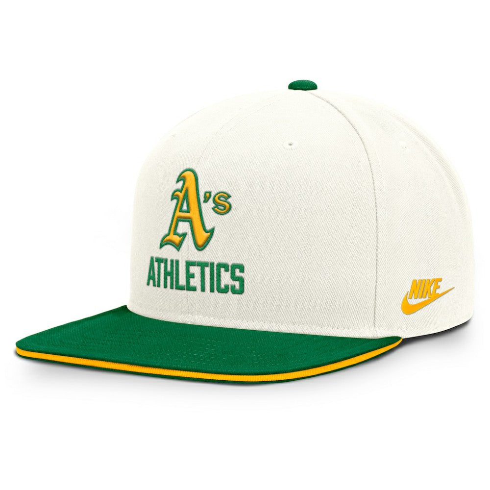 Athletics Nike Cooperstown Pro Dri-FIT Snapback Hat - MLB