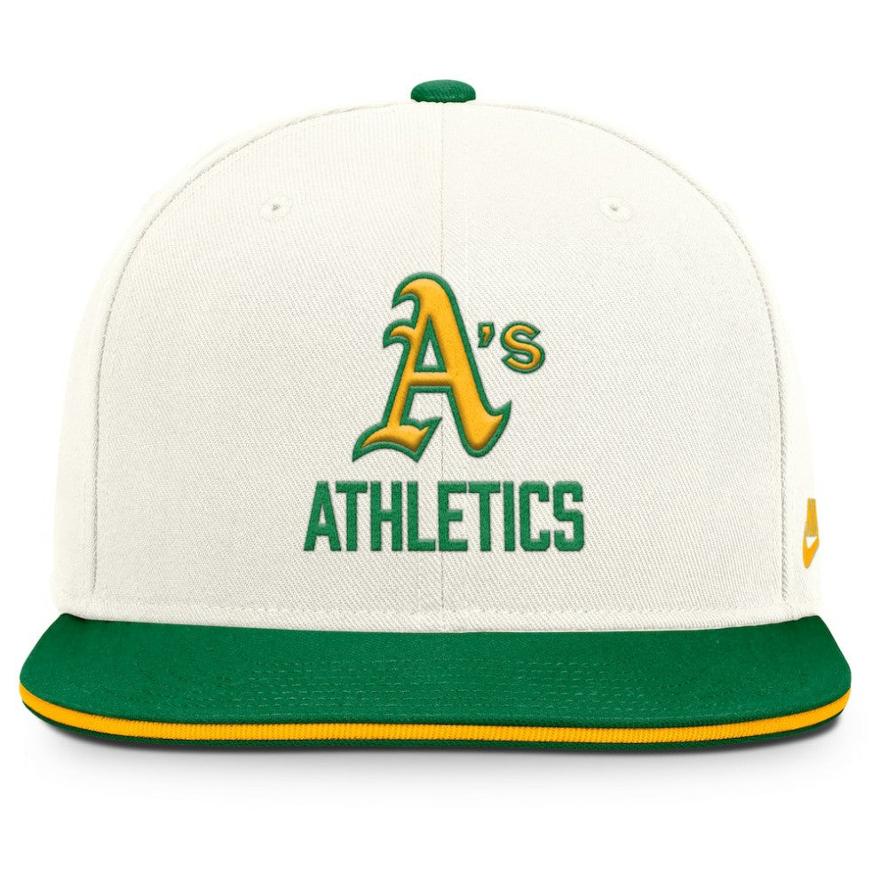 Athletics Nike Cooperstown Pro Dri-FIT Snapback Hat - MLB