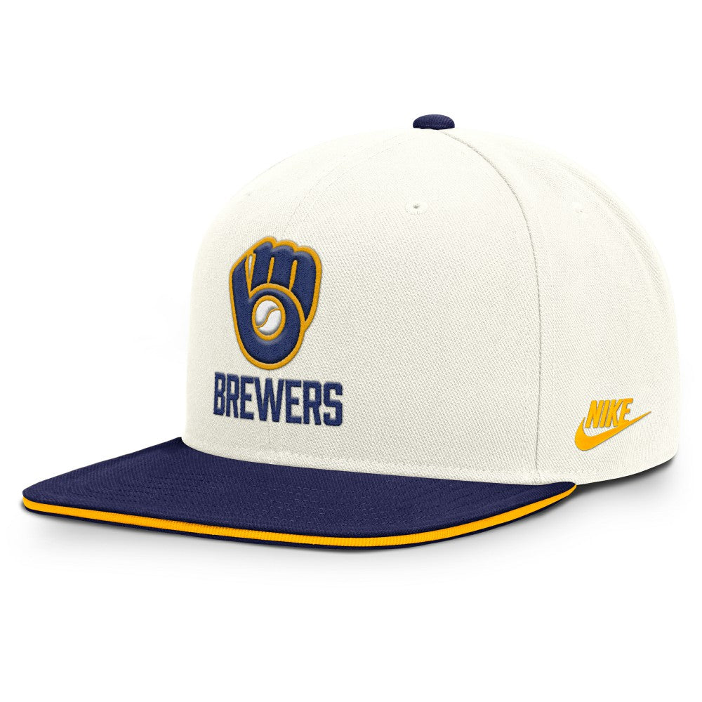 Milwaukee Brewers Nike Cooperstown Pro Dri-FIT Snapback Hat - MLB