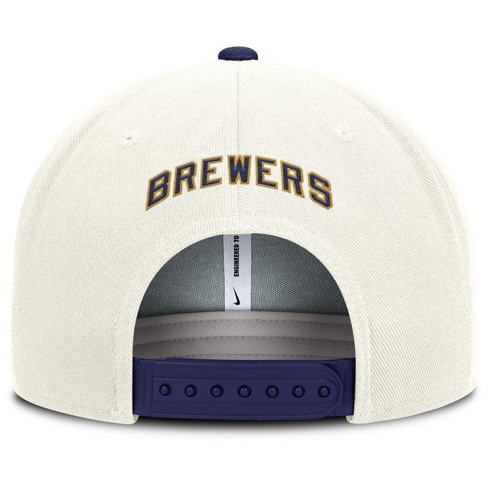 Milwaukee Brewers Nike Cooperstown Pro Dri-FIT Snapback Hat - MLB