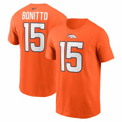 Nik Bonitto Denver Broncos Player Name & Number T-Shirt Orange | Nike for Sale