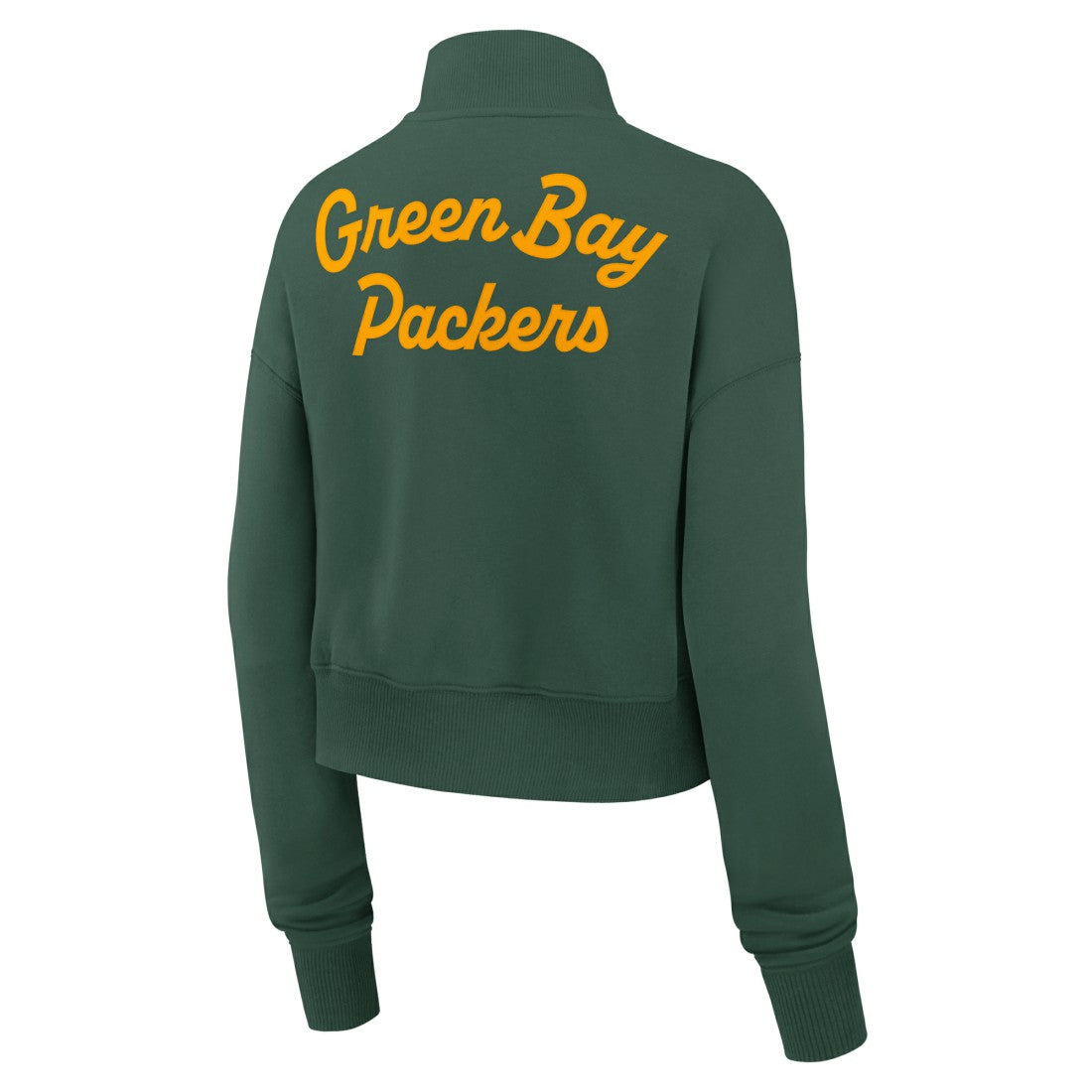 Green Bay Packers Women's Phoenix Fleece Quarter-Zip Sweatshirt Green | Nike for Sale
