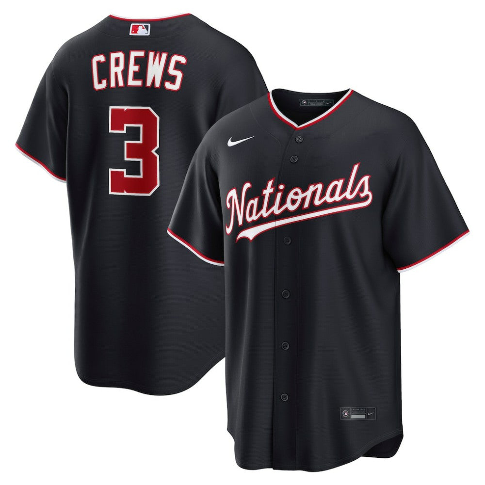 Dylan Crews Washington Nationals Nike Alternate Replica Jersey - MLB