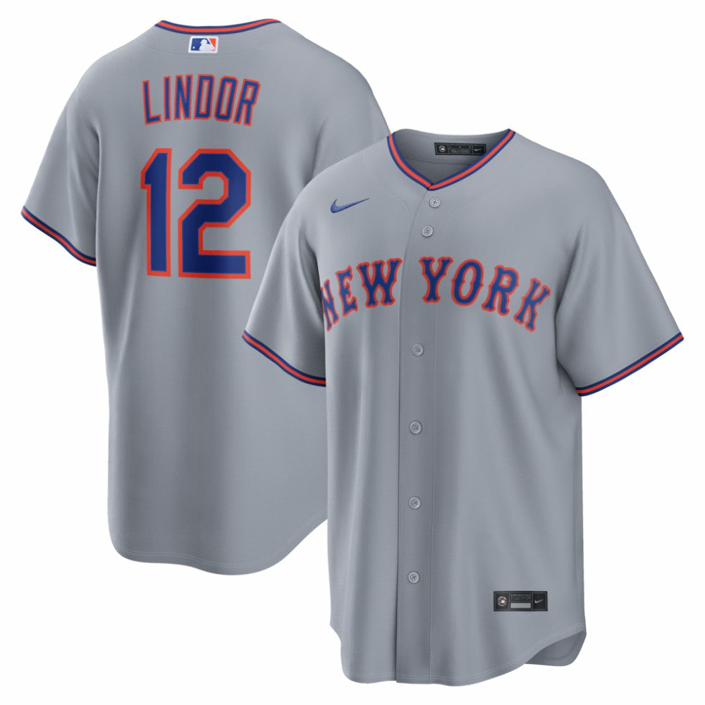 Francisco Lindor New York Mets Nike Road Replica Jersey - MLB