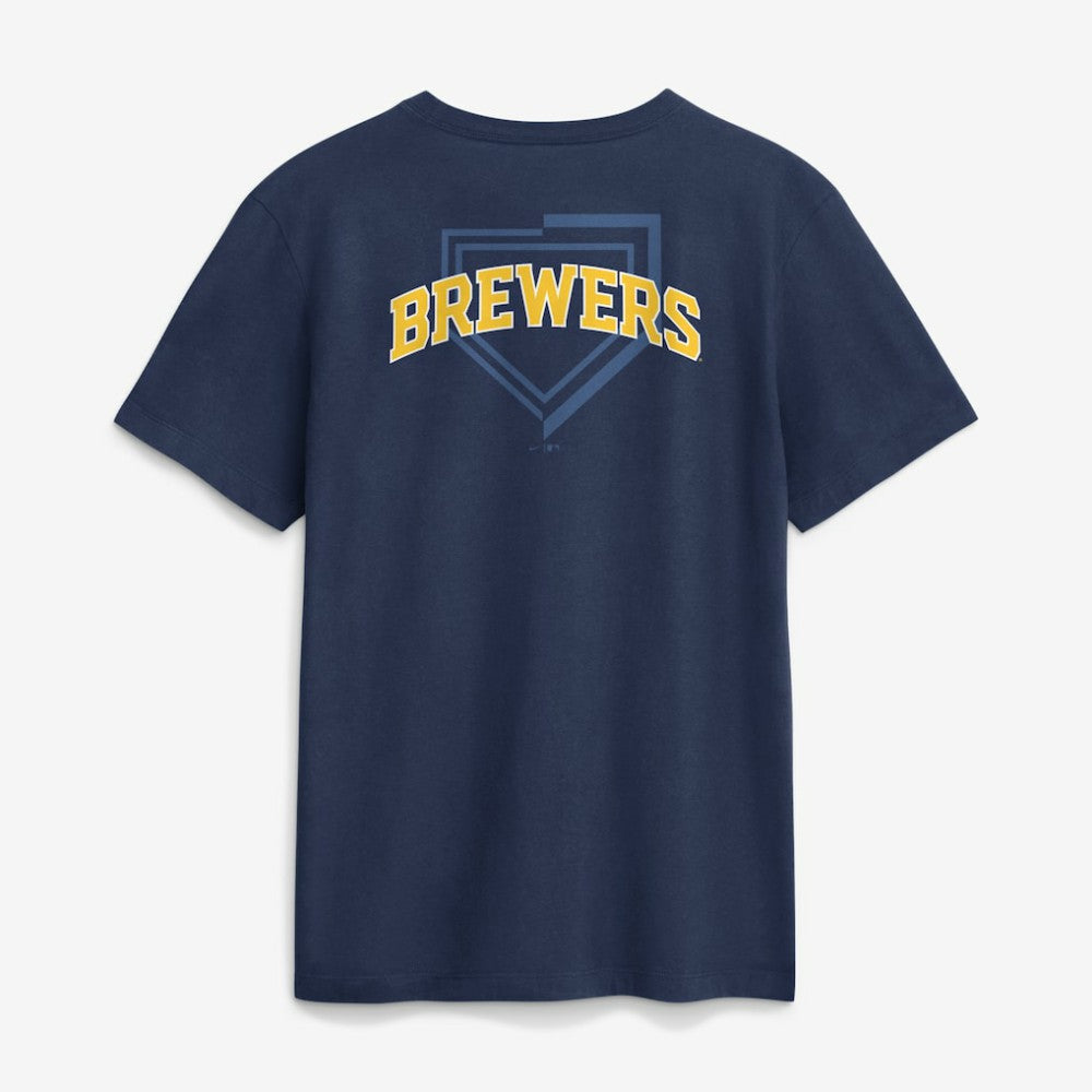 Milwaukee Brewers Nike Primetime 2-Hit T-Shirt - MLB