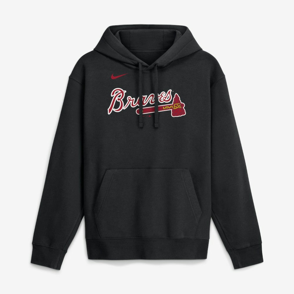 Atlanta Braves Nike Dri-Fit Club Hoodie - MLB