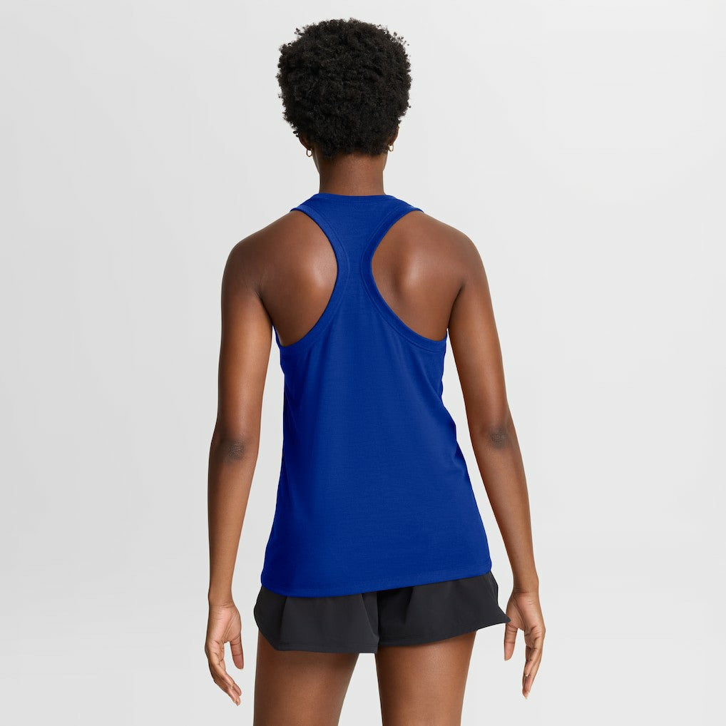 Buffalo Bills Women's Hurry Up Tri-Blend Dri-FIT Tank Top Royal | Nike for Sale