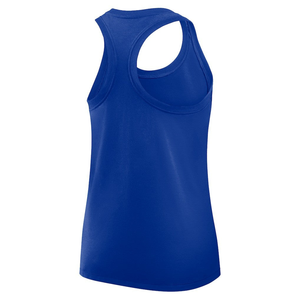 Buffalo Bills Women's Hurry Up Tri-Blend Dri-FIT Tank Top Royal | Nike for Sale