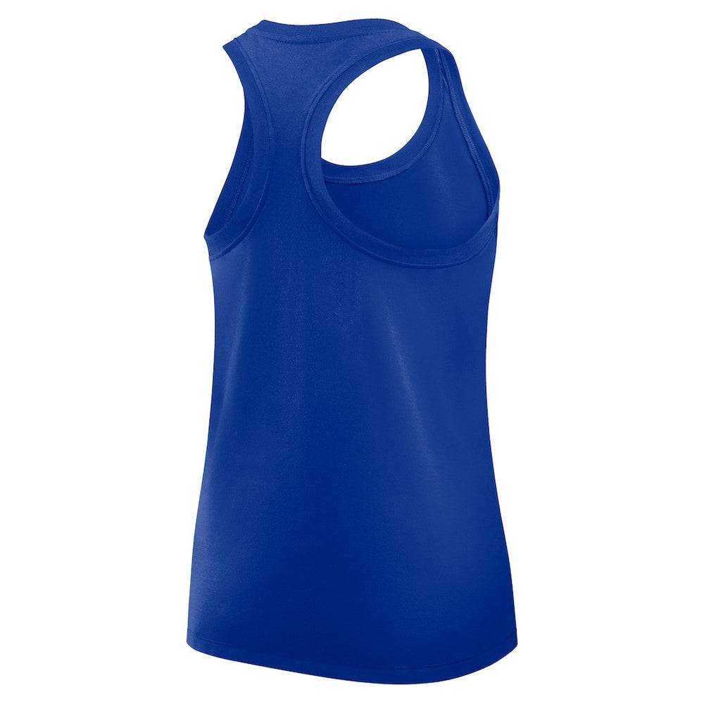 Buffalo Bills Women's Hurry Up Tri-Blend Dri-FIT Tank Top Royal | Nike for Sale