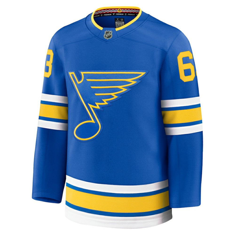Jake Neighbours St. Louis Blues Fanatics Home Premium Jersey - Blue - NHL