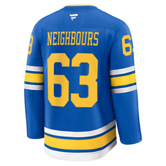 Jake Neighbours St. Louis Blues Fanatics Home Premium Jersey - Blue - NHL