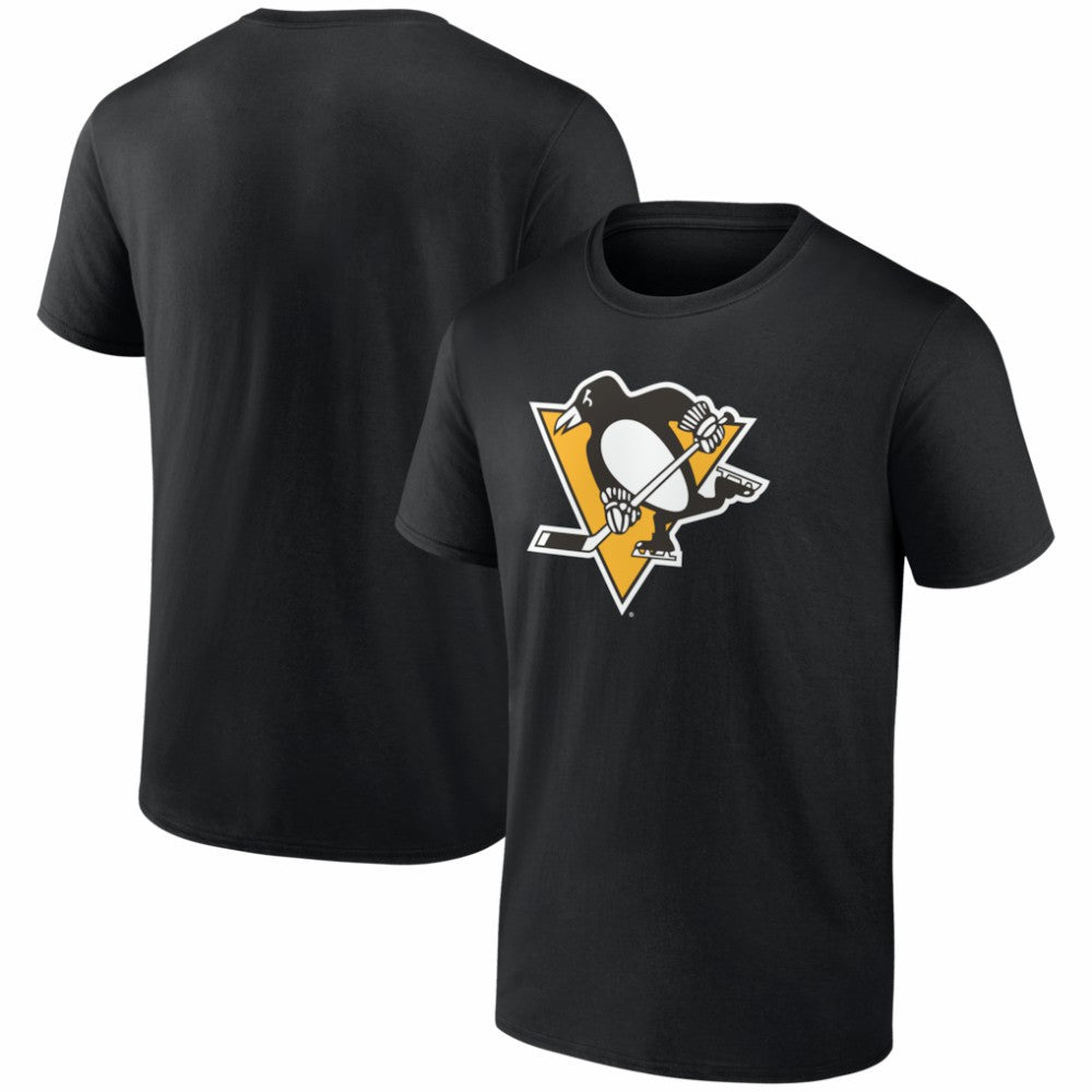 Pittsburgh Penguins Logo Athletic Essential T-Shirt - Black - NHL