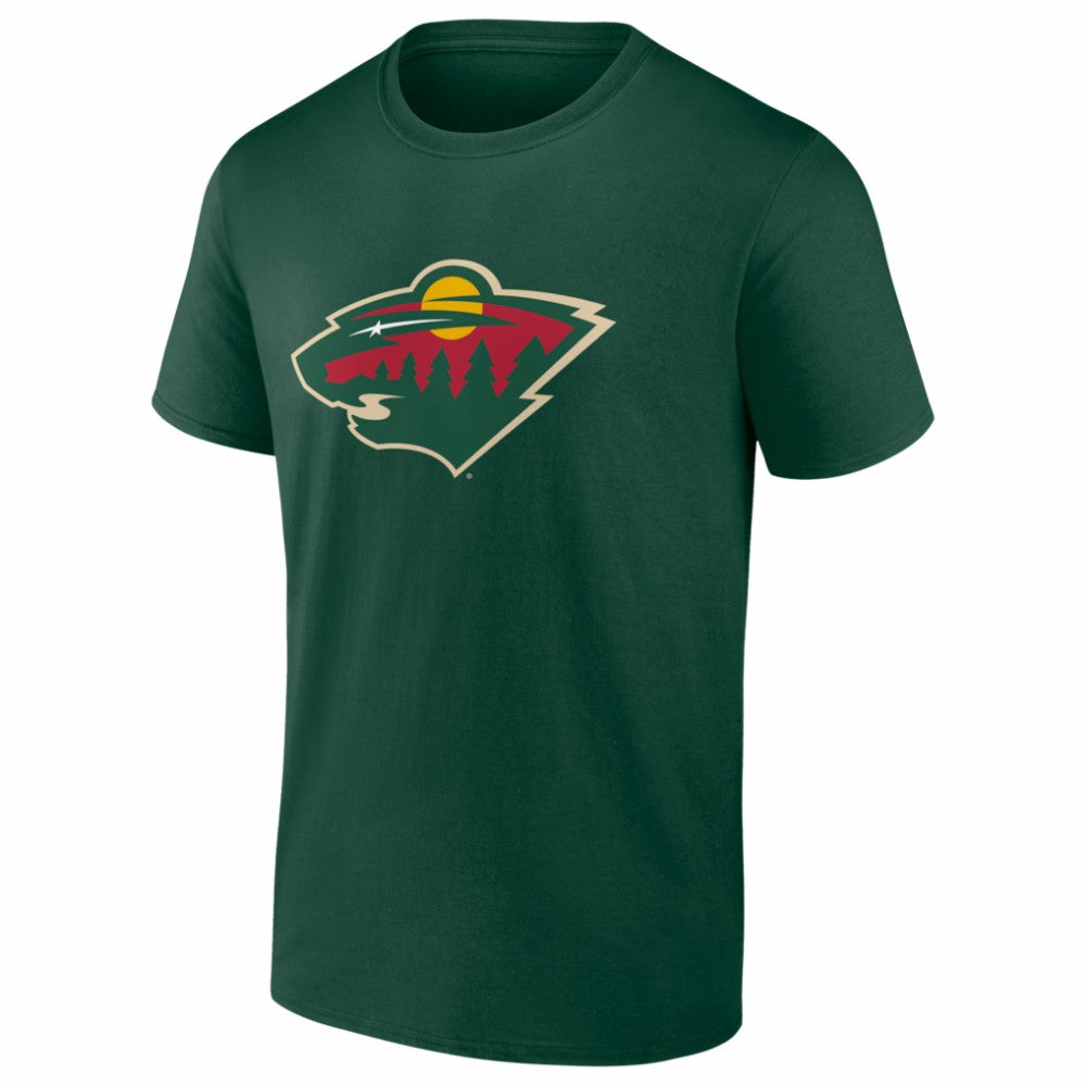 Minnesota Wild Logo Athletic Essential T-Shirt - Green - NHL