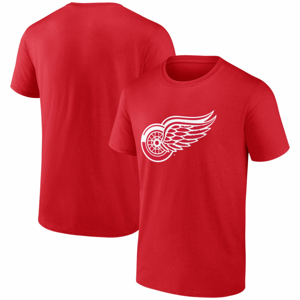 Detroit Red Wings Logo Athletic Essential T-Shirt - Red - NHL