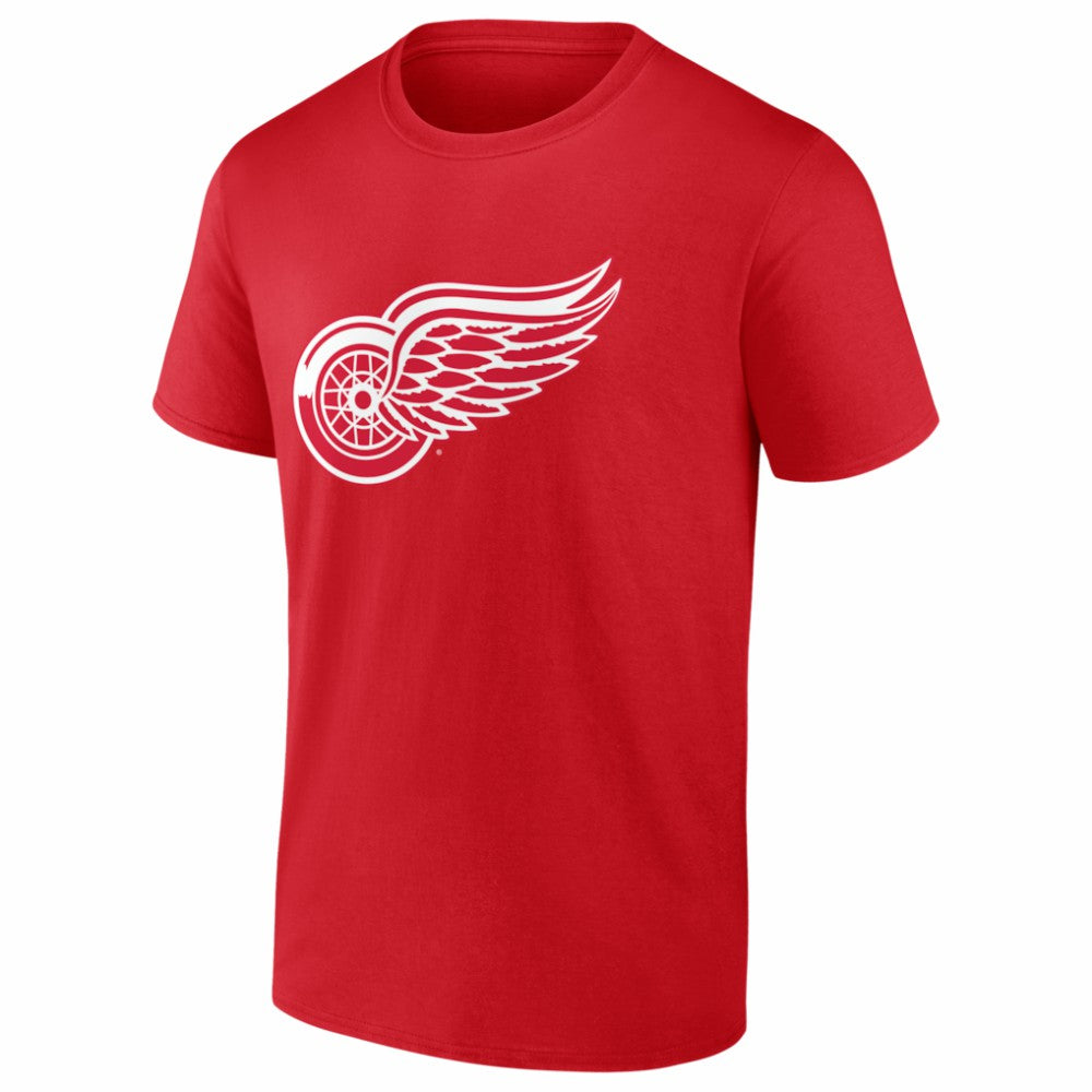 Detroit Red Wings Logo Athletic Essential T-Shirt - Red - NHL