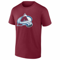 Colorado Avalanche Logo Athletic Essential T-Shirt - Burgundy - NHL
