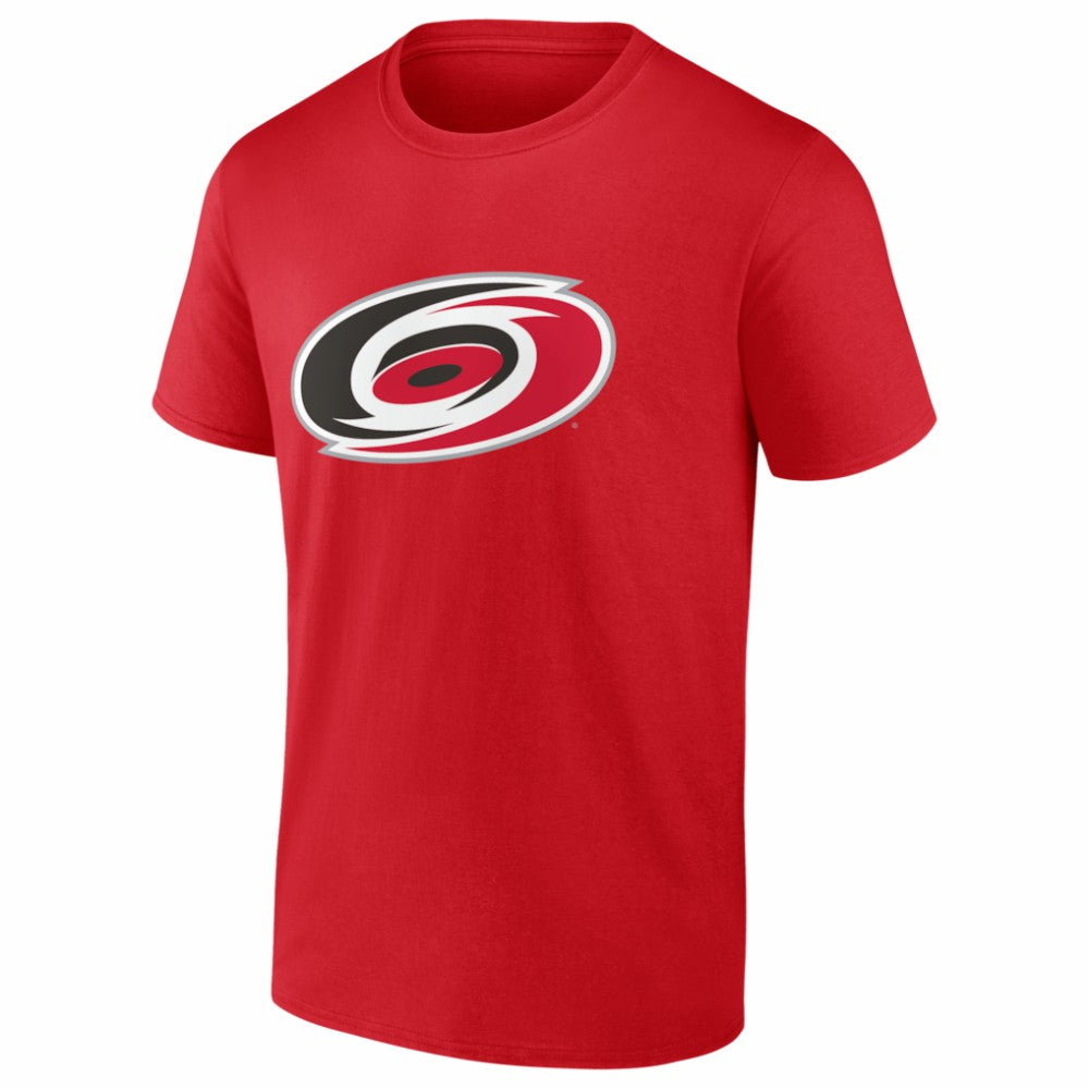 Carolina Hurricanes Logo Athletic Essential T-Shirt - Red - NHL