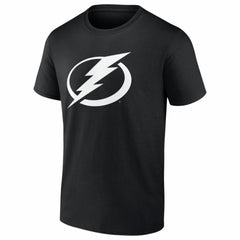 Tampa Bay Lightning Logo Athletic Essential T-Shirt - Black - NHL