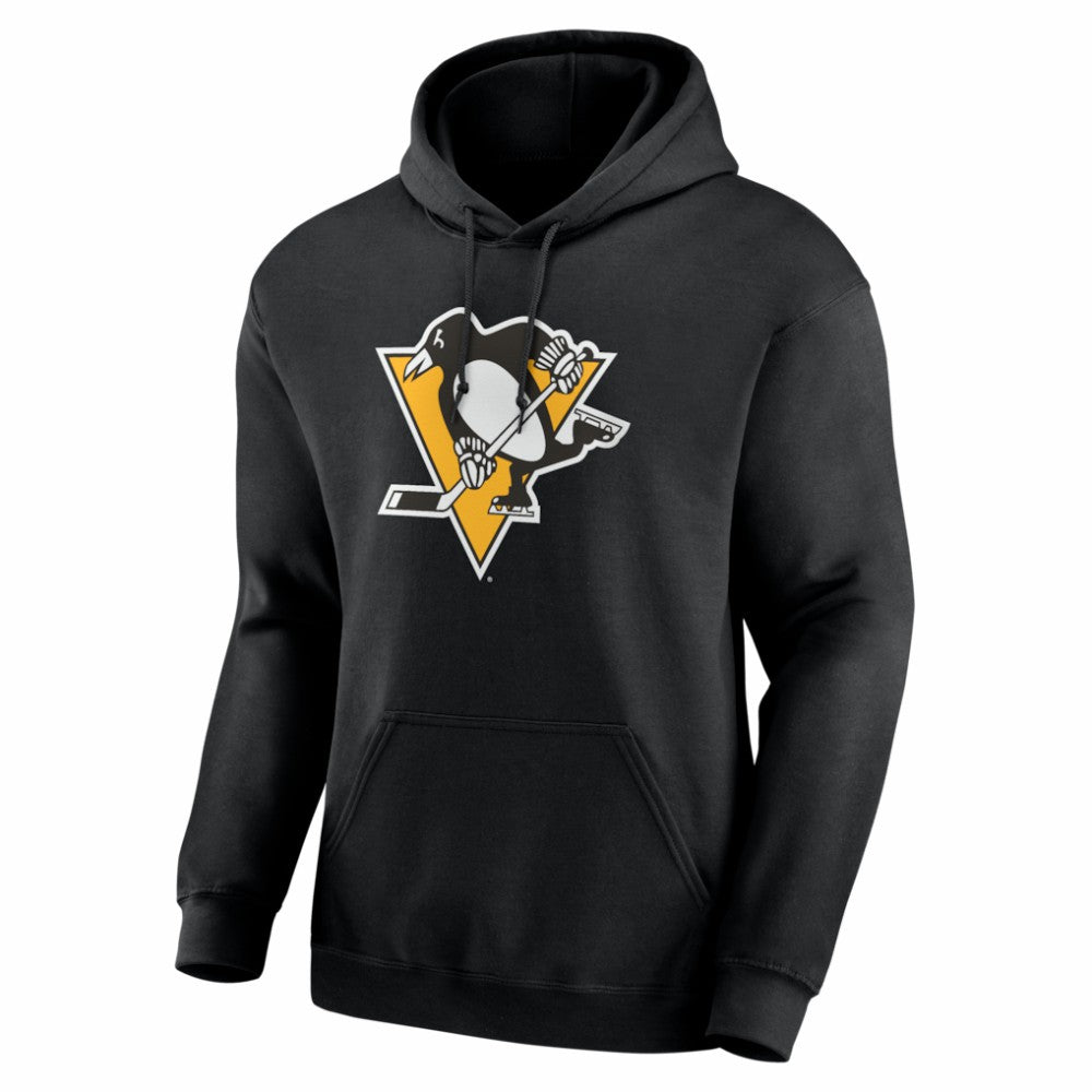 Pittsburgh Penguins Logo Athletic Essential Hoodie - Black - NHL