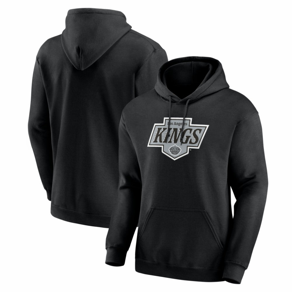 Los Angeles Kings Logo Athletic Essential Hoodie - Black - NHL