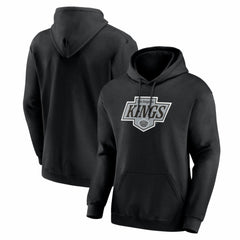 Los Angeles Kings Logo Athletic Essential Hoodie - Black - NHL