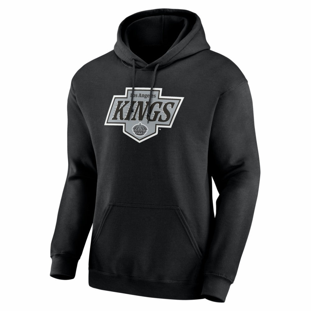 Los Angeles Kings Logo Athletic Essential Hoodie - Black - NHL