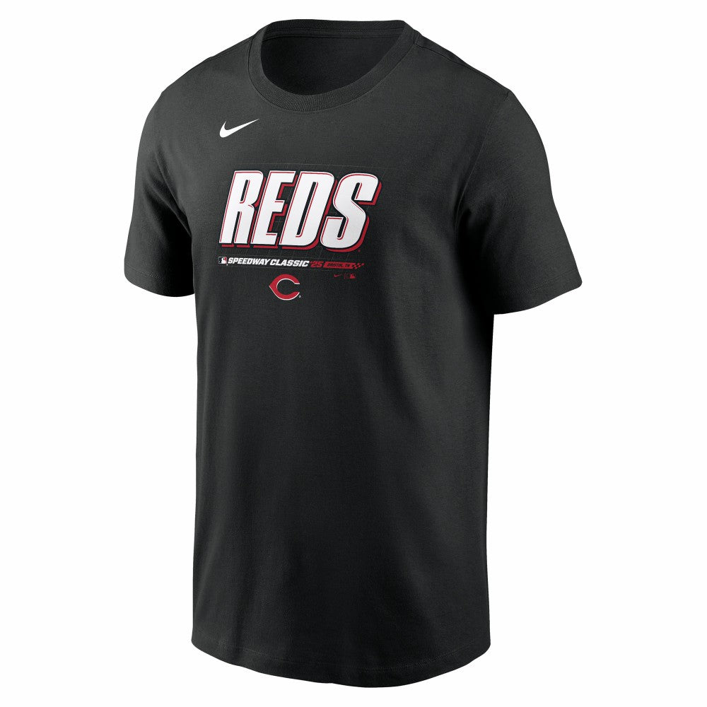 Cincinnati Reds Nike 2025 MLB Speedway Classic Authentic Collection Wordmark T-Shirt - MLB
