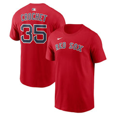 Garrett Crochet Boston Red Sox Nike Name & Number T-Shirt - MLB
