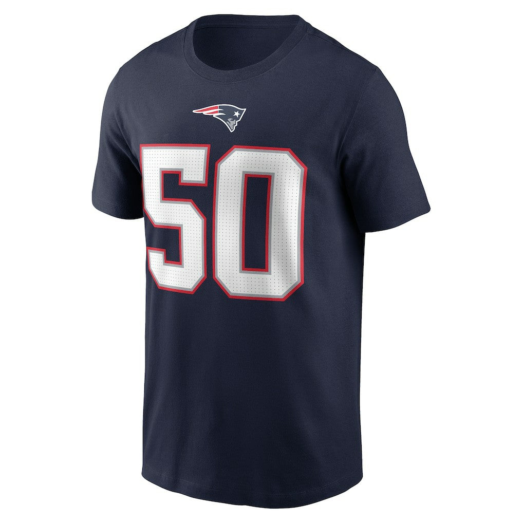 Mike Vrabel New England Patriots Retired Player Name & Number T-Shirt Navy | Nike for Sale