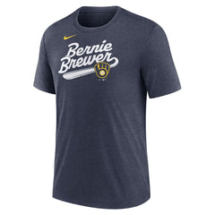 Milwaukee Brewers Nike Mascot Slide Tri-Blend T-Shirt - MLB