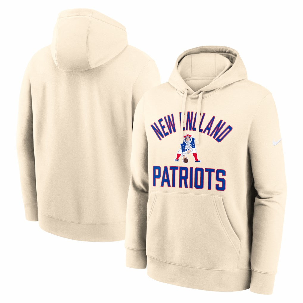 New England Patriots Club Hoodie Natural | Nike for Sale