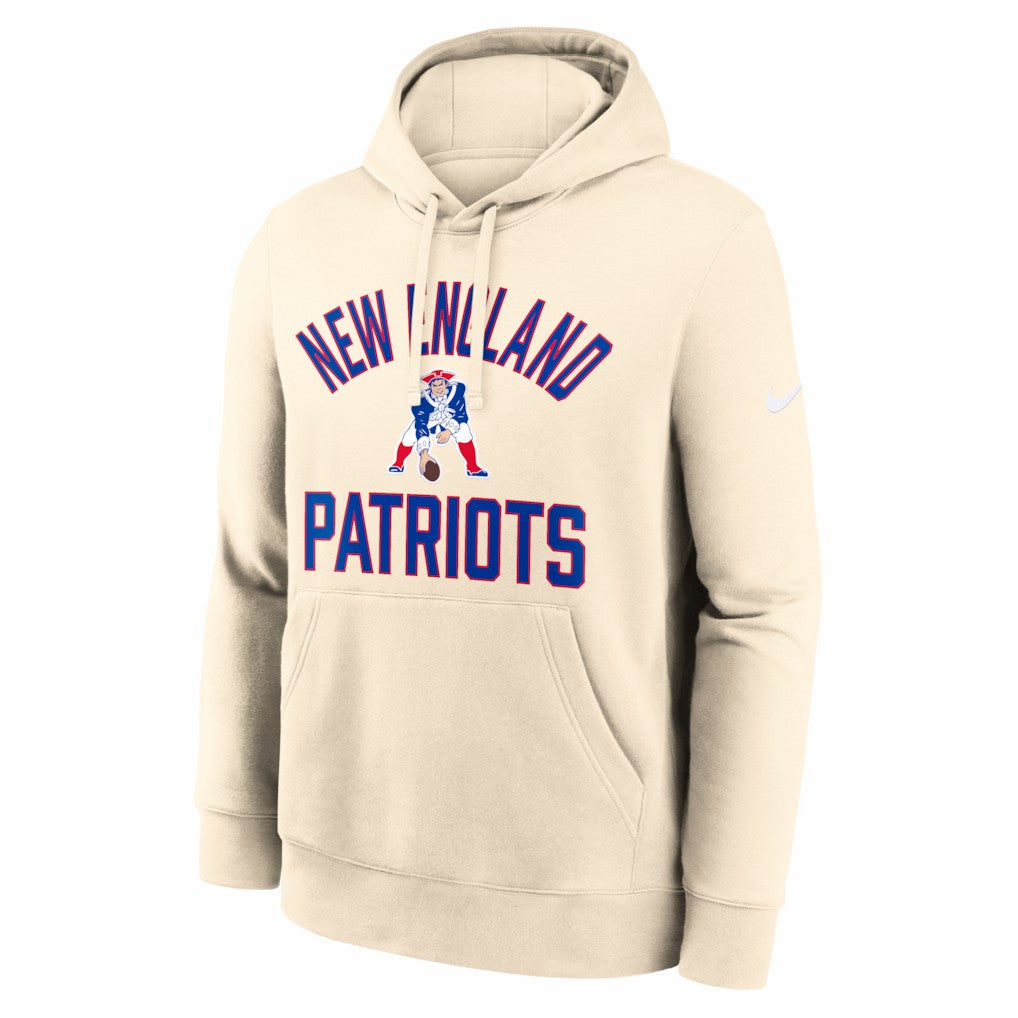 New England Patriots Club Hoodie Natural | Nike for Sale