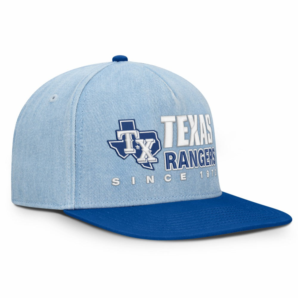 Texas Rangers Fanatics Twinbill Snapback Hat - MLB