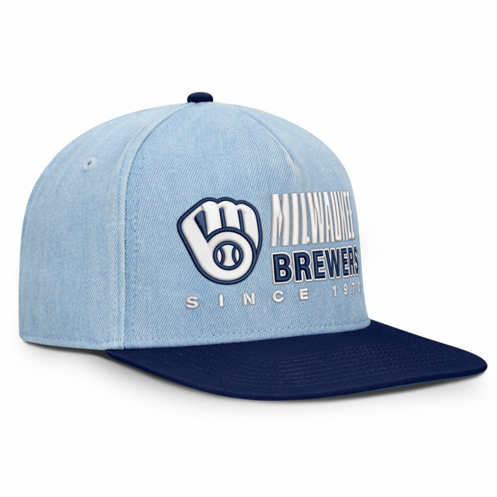 Milwaukee Brewers Fanatics Twinbill Snapback Hat - MLB