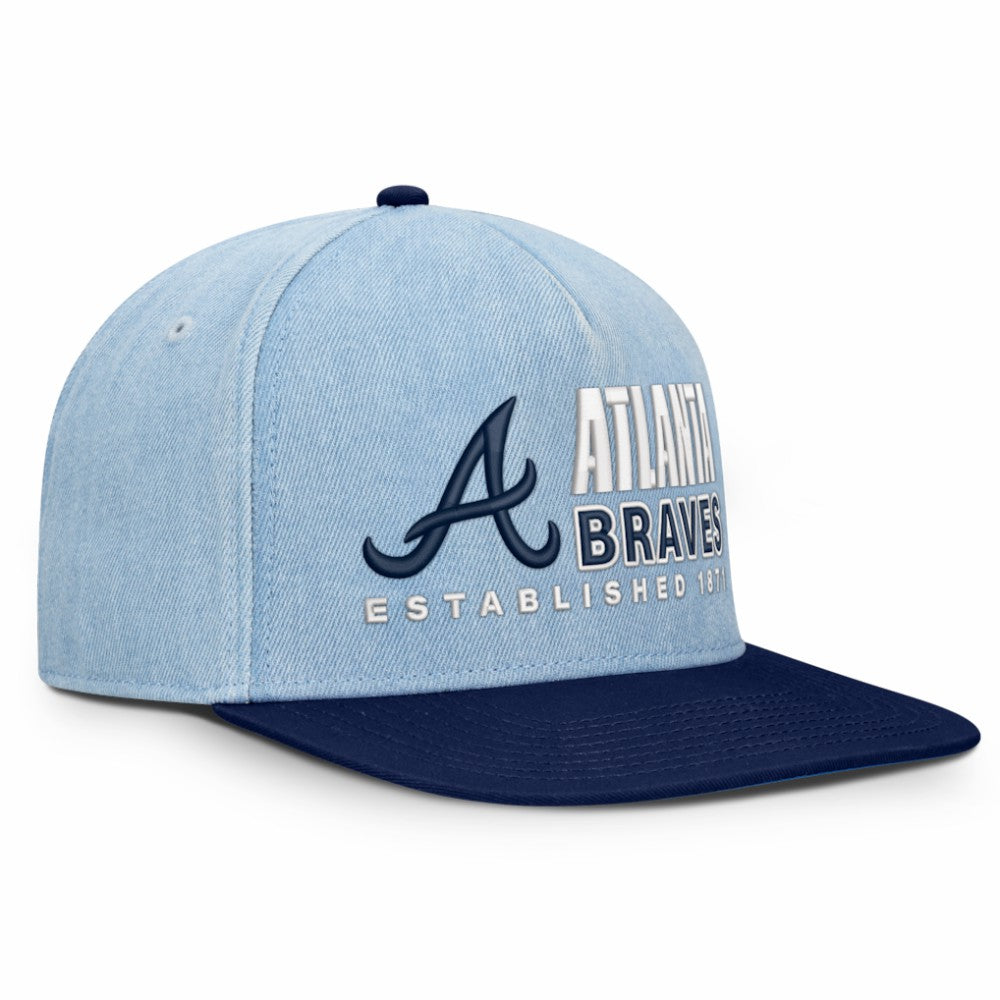 Atlanta Braves Fanatics Twinbill Snapback Hat - MLB