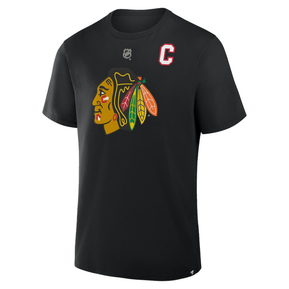 Nick Foligno Chicago Blackhawks Fanatics Authentic Stack Name & Number T-Shirt - Black - NHL