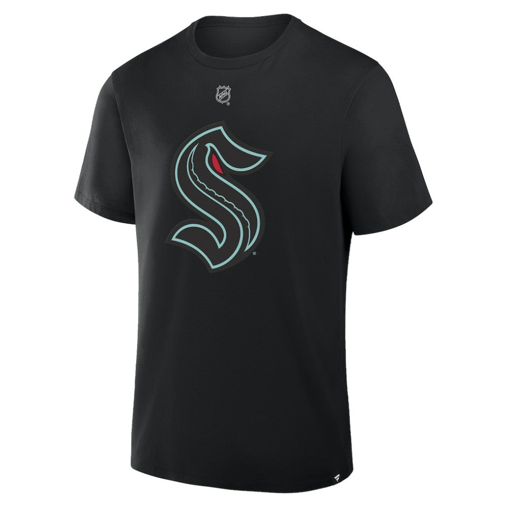 Philipp Grubauer Seattle Kraken Fanatics Authentic Stack Name & Number T-Shirt - Black - NHL