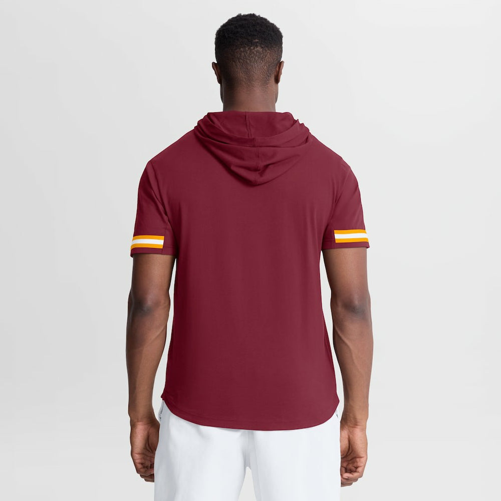 Washington Commanders Optimal Play Short Sleeve Hooded T-Shirt Burgundy | Fanatics