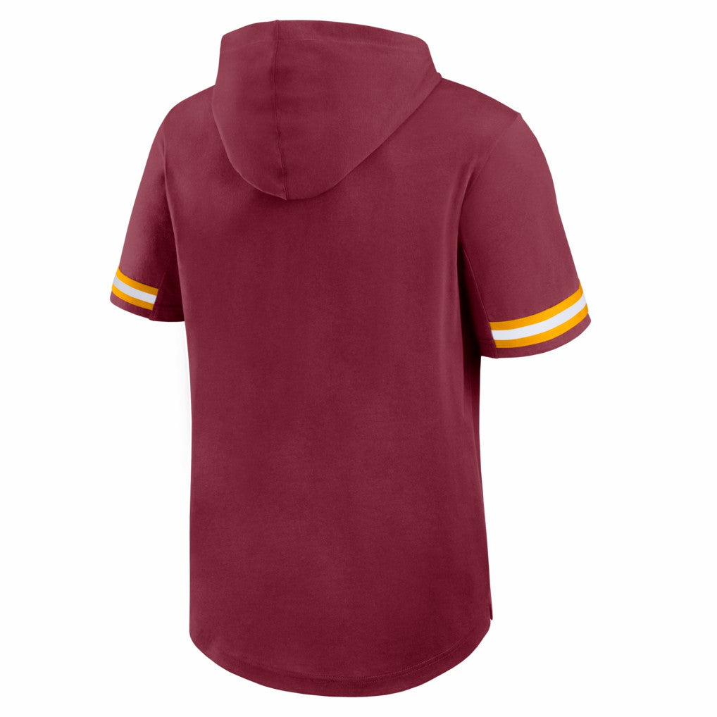 Washington Commanders Optimal Play Short Sleeve Hooded T-Shirt Burgundy | Fanatics